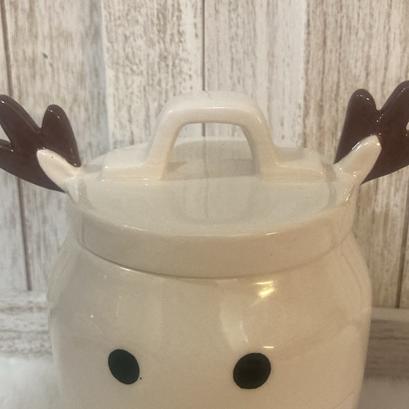Rae Dunn Reindeer Holiday Treats Canister - Picture 2 of 8